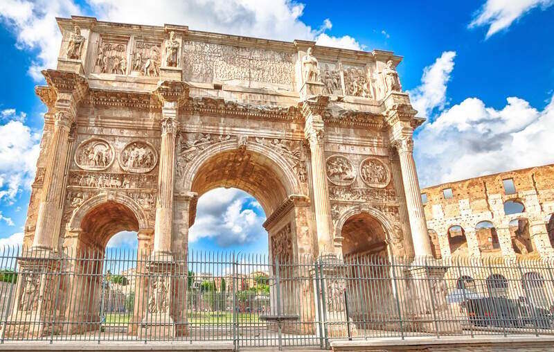 Konstantin takı (Arch of Constantine), Roma