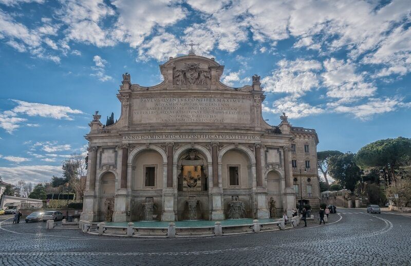 Fontana dell'Acqua Paola, Roma'da ne yapılır