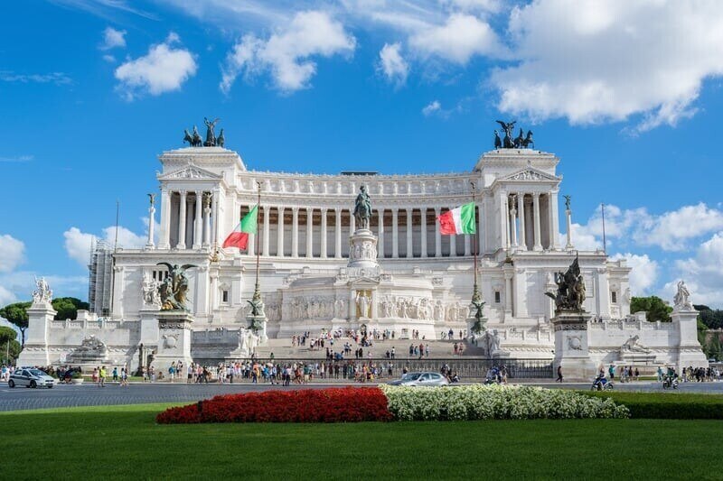 II. Vittorio Emanuele Abidesi, Roma