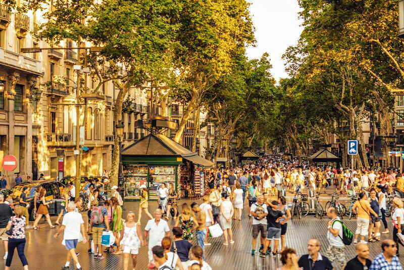 Las Ramblas, Barselona