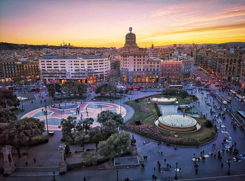 plaça de Catalunya, Barselona