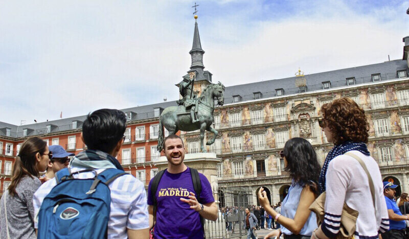 Madrid, ispanya ücretsiz yürüyüş turları