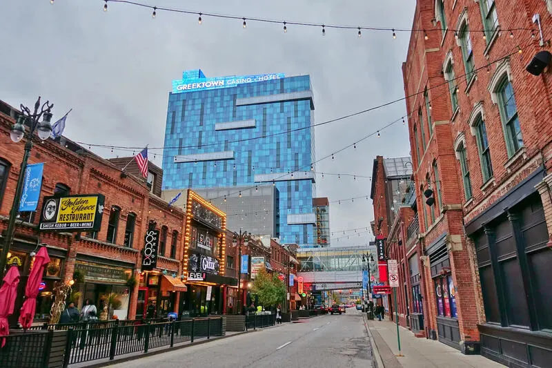 Greektown, Detroit'te nerede kalınır
